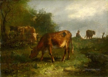 動物 Painting - トロヨン牛